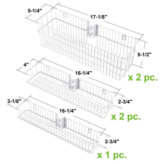5 Shelf Over The Door Pantry Organizer Rack Allspace Home Organizing Solutions