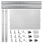 23 Pc. Garage Organizer Wall Storage System with Pegboard, Hooks and Hangers