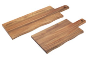 2 Pack Acacia Wood Charcuterie Board