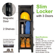 Allspace Slim Locker with 3 Doors - 450112ET