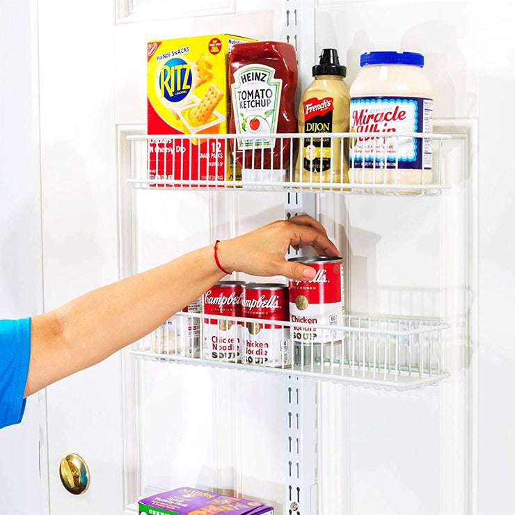 5 Shelf Over The Door Pantry Organizer Rack