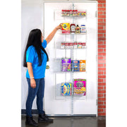 5 Shelf Over The Door Pantry Organizer Rack